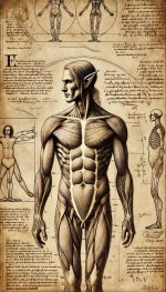 DALL·E 2025-02-13 13.51.56 - A full-body anatomical drawing of a Dungeons & Dragons-style elf ...jpg